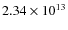 $2.34\times10^{13}$
