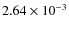 $2.64\times10^{-3}$