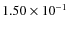 $1.50\times10^{-1}$