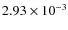 $2.93\times10^{-3}$