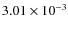 $3.01\times10^{-3}$