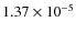 $1.37\times10^{-5}$