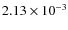 $2.13\times10^{-3}$