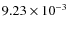 $9.23\times10^{-3}$