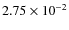 $2.75\times10^{-2}$