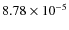 $8.78\times10^{-5}$