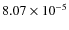 $8.07\times10^{-5}$