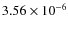 $3.56\times10^{-6}$