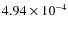 $4.94\times10^{-4}$