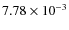 $7.78\times10^{-3}$