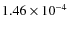 $1.46\times10^{-4}$