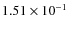 $1.51\times10^{-1}$