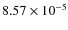 $8.57\times10^{-5}$