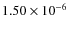 $1.50\times10^{-6}$