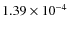 $1.39\times10^{-4}$