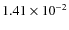 $1.41\times10^{-2}$