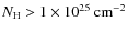 $N_{\rm H}>1\times10^{25}~{\rm cm^{-2}}$