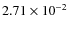 $2.71\times10^{-2}$