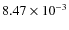 $8.47\times10^{-3}$
