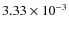 $3.33\times10^{-3}$