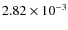 $2.82\times10^{-3}$