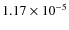 $1.17\times10^{-5}$
