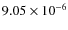 $9.05\times10^{-6}$