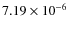 $7.19\times10^{-6}$