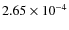 $2.65\times10^{-4}$