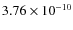 $3.76\times10^{-10}$