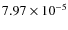 $7.97\times10^{-5}$