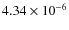 $4.34\times10^{-6}$