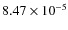 $8.47\times10^{-5}$