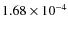 $1.68\times10^{-4}$
