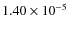 $1.40\times10^{-5}$