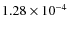 $1.28\times10^{-4}$