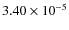 $3.40\times10^{-5}$