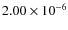 $2.00\times10^{-6}$