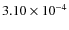 $3.10\times10^{-4}$