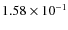$1.58\times10^{-1}$