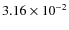 $3.16\times10^{-2}$