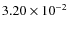 $3.20\times10^{-2}$