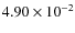 $4.90\times10^{-2}$