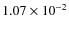 $1.07\times10^{-2}$