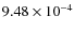 $9.48\times10^{-4}$