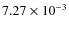 $7.27\times10^{-3}$