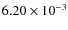 $6.20\times10^{-3}$