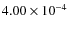 $4.00\times10^{-4}$