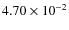 $4.70\times10^{-2}$