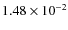 $1.48\times10^{-2}$